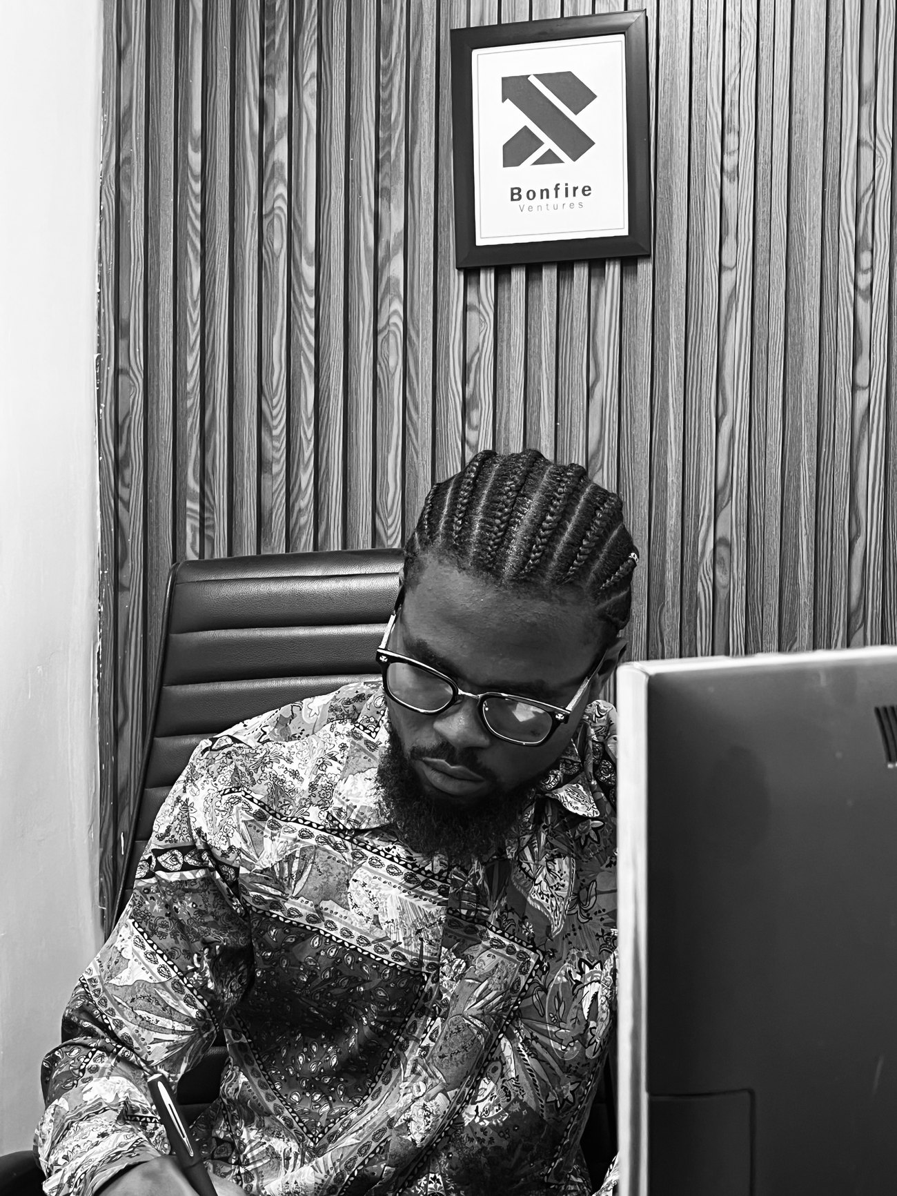 Samuel at work